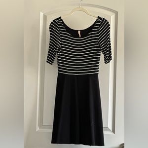 Bailey 44 Black and white dress